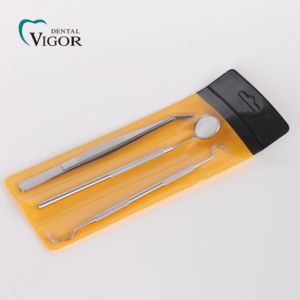 Kit strumenti odontoiatrici in acciaio inox strumenti per esame chirurgico orale specchio pinzetta sonda Kit per dentista - Product Image 3
