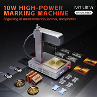 Máquinas de Grabado Láser CNC de Escritorio DAJA M1 Ultra 10W, Fáciles de Operar, Control por Aplicación, Mini Máquinas de Tallado Láser