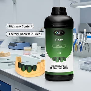 Resina Dentale LEYI Senza Residui ad Alto Contenuto di Cera per Stampa 3D, Resina Dentale per Fusione a Cera Persa, Materiale Polimerico Polimerizzabile UV 405nm - Product Image 1