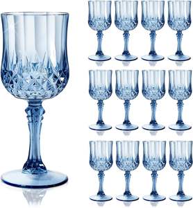 Copas de Vino de Plástico Transparente al Por Mayor Cálices de Plástico Vasos para Recepción de Boda Gran Evento Suministros para Fiesta - Product Image 1