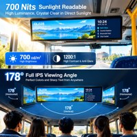 Layar Peta Rute Dinamis Bus 28,6 Inci 1920x540 Monitor LCD Ultra Wide Bar Android 13 Layar Iklan untuk Transportasi