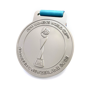 Medallas de fútbol a precio de proveedor Color dorado y plateado y Color bronce con cinta Premio de bota dorada - Product Image 4