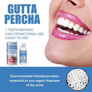 Kit de réparation dentaire temporaire en gros, ciment de qualité dentaire pour la réparation de couronnes et de remplissages perdus, non toxique, sûr, marque privée, OEM - Product Image 1