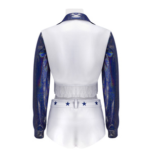 Costume de pom-pom girl <span class=keywords><strong>sexy</strong></span> des Dallas Cowboys pour adultes et enfants, uniforme de sport pour les rencontres sportives, costume de cosplay pour filles pom-pom girls de football - Product Image 4