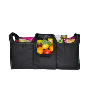 New Arrival Polyester Car Boot Organiser with Cooler Bag Trunk Organizer