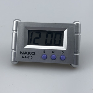 Nako Digital <b>Clock</b> Na-810 Rectangle <b>Battery</b> Operated Day Date Display - Product Image 1