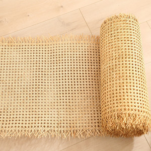 แผ่นรองจานสานหวายธรรมชาติ แผ่นสานแบน วัสดุตกแต่งบ้าน งานฝีมือ - Product Image 1