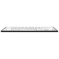 Clavier miniature en braille et en caractères larges noir sur blanc pour Windows