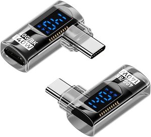 <span class=keywords><strong>USB</strong></span> C Nam để Nữ <span class=keywords><strong>adapter</strong></span> với 40gbps tốc độ 140 Wát sạc nhanh và 8K đầu ra <span class=keywords><strong>video</strong></span> màn hình hiển thị kỹ thuật số - Product Image 1
