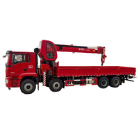Grue de camion robuste 18t avec cabine élévatrice en option, fonctionnement toutes saisons, confortable et efficace