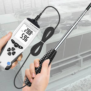 Anémomètre portable de type sonde, instrument de mesure de la vitesse de l'air - Product Image 2