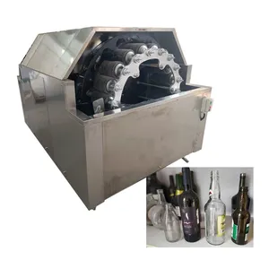 Commercial Semi Automatic General Old Return Reused Glass Bottle Washing Machine