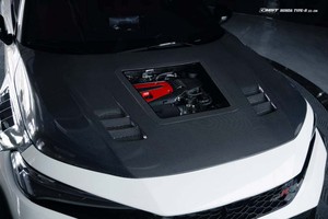 ฝากระโปรงคาร์บอนไฟเบอร์ CMST รุ่น <span class=keywords><strong>B</strong></span> สำหรับ Honda Type-<span class=keywords><strong>R</strong></span> FL5 - Product Image 4