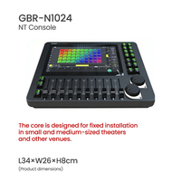 GBR-LH100 16 портов DMX, регулируемая яркость, независимое питание 100В-240В, многофункциональная консоль для сценического освещения
