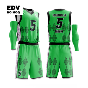 Camiseta de baloncesto de malla de diseño de sublimación personalizada, camiseta de baloncesto de diseño uniforme, Conjunto de camiseta de baloncesto - Product Image 1