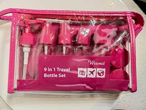 Juego de botellas de viaje Botellas Artículos de tocador Contenedores líquidos para maquillaje cosmético Juego de diez piezas - Product Image 5