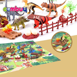 Alfombra de Juego para Piso, Juego de Construcción DIY, <span class=keywords><strong>Mini</strong></span> Animales, Mundo de <span class=keywords><strong>Dinosaurios</strong></span>, Juguetes de Plástico, Modelo Realista para Niños - Product Image 4