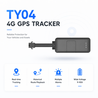 Traceur GPS 4G LTE TY04 pour voiture, camion, flotte de véhicules avec plateforme de suivi par application et alarme ACC