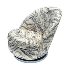 Orta yüzyıl Modern ergonomik yemek odası döner salonu terlik sandalyeler antik Art Deco pirinç lüks Salon mutfak sandalyesi satılık - Product Image 1