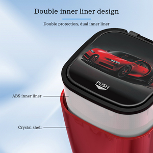 ที่เขี่ยบุหรี่ในรถยนต์พร้อมไฟ LED ที่เขี่ยบุหรี่ทำจาก ABS - Product Image 5