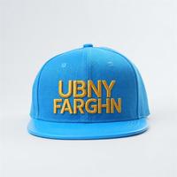 Gorras Snap Back con ala de cuero de 6 paneles, gorras de béisbol personalizadas con estilo de ala plana, Sombreros con logotipo bordado 3D personalizados
