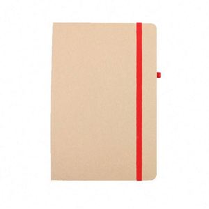 Budget Eco Friendly Custom A5 Kraftpaper <b>Notebook</b> With Elastic Strap and Pen Loop for Schools <b>Campus</b> Factory Price - Product Image 2