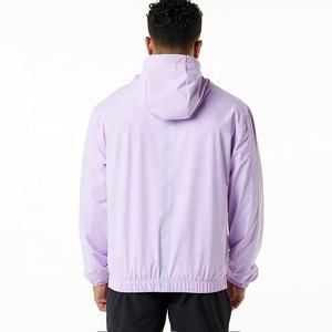 أزياء نصف سحاب اللياقة البدنية بارد فارغة ممارسة سترة واقية من الماء للرجال - Product Image 6