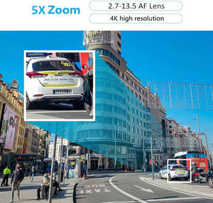 Yeni varış 8MP 4K açık IP POE taret güvenlik kamerası 5X Zoom motorlu <span class=keywords><strong>Lens</strong></span> çift ışık <span class=keywords><strong>IR</strong></span> ve Colorvu gece görüş - Product Image 4