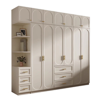 Offre Spéciale : Ensemble de Meubles de Chambre Modernes Personnalisés pour Salon et Hôtel, avec Grande Armoire et Coiffeuse en MDF