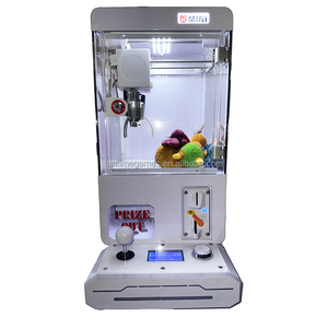 Máquina de grúa de garras mini de metal duradero para juguete de empuje de monedas con idioma inglés para centro de juegos arcade - Product Image 1
