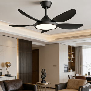 <span class=keywords><strong>Ventilador</strong></span> <span class=keywords><strong>de</strong></span> <span class=keywords><strong>Techo</strong></span> <span class=keywords><strong>de</strong></span> Plástico <span class=keywords><strong>de</strong></span> Seis Velocidades con Luz LED Regulable, Control Remoto, 5 Aspas, para Sala <span class=keywords><strong>de</strong></span> Estar, Ahorro <span class=keywords><strong>de</strong></span> Energía, Bajo Ruido, para el Hogar - Product Image 3