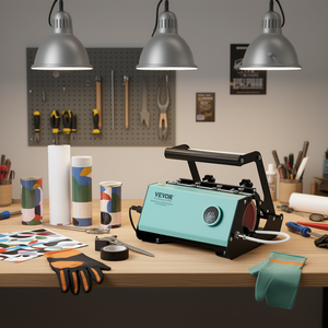 Máquina de Prensa de Calor Vevor para Sublimación de Vasos de Cerámica de 11-30 oz, Impresora Manual de Cama Plana para Tazas, Regalos y Manualidades - Product Image 2