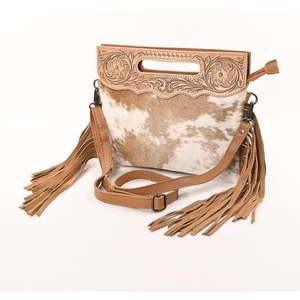 Sac à main bandoulière en cuir de vachette véritable pour femme, avec sangle réglable et amovible, sac élégant à porter à l'épaule pour un usage quotidien - Product Image 5