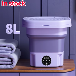 <span class=keywords><strong>Lavadora</strong></span> plegable de 8L, calcetines portátiles, ropa interior, bragas, <span class=keywords><strong>lavadora</strong></span> doméstica retráctil, 3 modelos con secado giratorio - Product Image 1