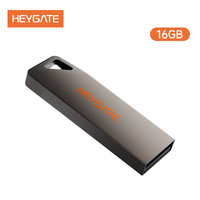 Heygate Grey Penyimpanan Data Usb 2.0 Flash Drive 16Gb Grosir Flash Drive Usb untuk Ponsel Android, Tablet, Laptop, dan PC