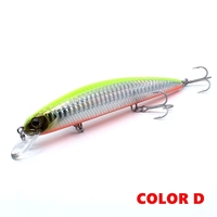 Leurre de pêche artificiel en plastique ABS Wobblers avec hameçons VMC pour la pêche en mer à la bar et au black bass, leurre de pêche dur pour la pêche en bateau