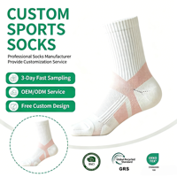 Chaussettes de sport montantes pour femmes en Spandex/Polyester, décontractées, résistantes à l'usure, antibactériennes, absorbant la transpiration, tricotées, pour l'été