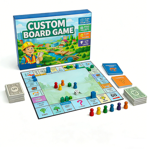 Vietnam OEM Board Game Manufacturer Custom Eco-Friendly Portable Tabletop Game Printing <b>Cards</b> for Family Kids Adults Gift Box - Product Image 6