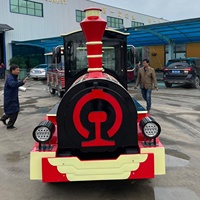 Prix direct usine, train touristique de luxe à 24 places, train électrique sans rails pour enfants