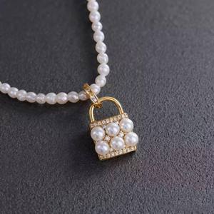 WENCHI 10243 Chine DIY Accessoires Perles Pendentif en Argent Pur S925 Support Vide pour Perles de 4-5mm Pendentif Tendance pour Plusieurs Perles - Product Image 3