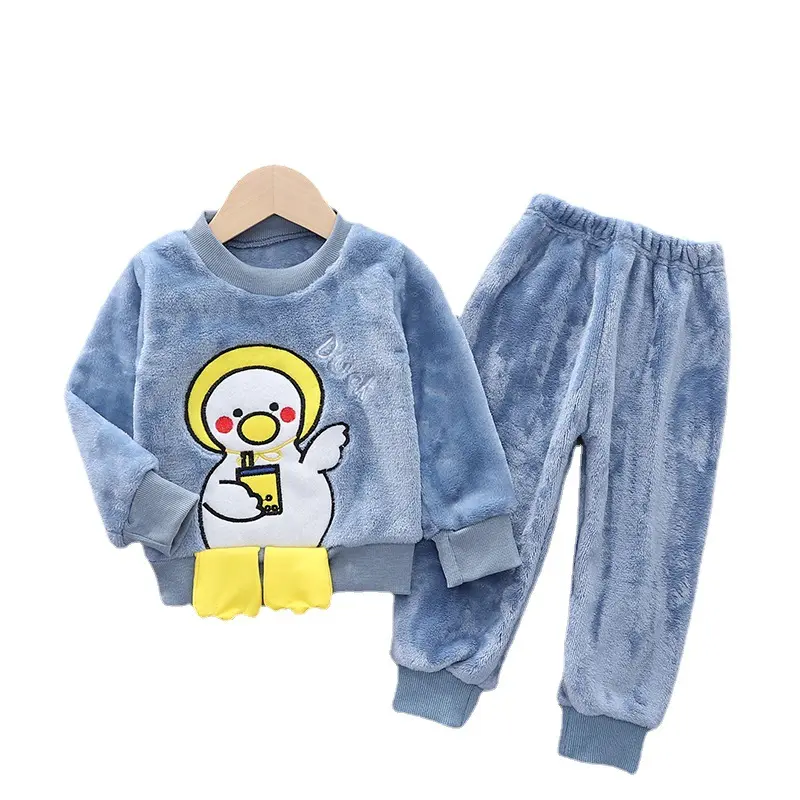 Winter neue Kinder kleidung, Baby pyjamas, Mädchen Winterkleid ung Jungen anzüge Winter heim kleidung