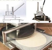 Machine Manuelle à Pâte 36cm, Petite Presse à Pâte pour Pizza, Machine de Pressage de Pâte