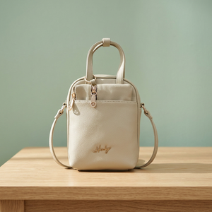 Bolso de Mano de Piel Sintética para Mujer con Correa Ajustable, Cierre de Cremallera, Bolsillo Interior y Cartera Adicional - Product Image 2