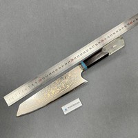 Couteau de cuisine en acier Damas cuivré KT8R, couteau de découpe Sense, couteau de chef japonais, manche artistique, couteau Kiritsuke