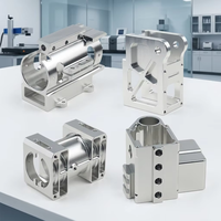 Boîtier de moteur en acier inoxydable et aluminium usiné CNC 5 axes OEM avec usinage par électroérosion à fil, tolérance de 0,01 mm, anodisé pour système de propulsion de véhicules électriques