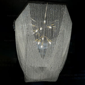 Lumière luxe ensemble complet lampe en cristal pour Villa salon <span class=keywords><strong>salle</strong></span> à <span class=keywords><strong>manger</strong></span> chambre étude éclairage lustres pendentifs - Product Image 6