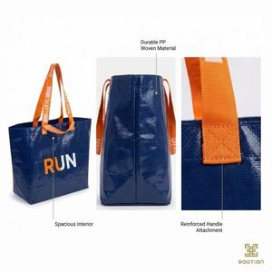 Borsa in Tessuto PP <span class=keywords><strong>di</strong></span> Alta Qualità con Capacità <span class=keywords><strong>di</strong></span> Carico fino a 20kg e Rivestimento Impermeabile - Product Image 2