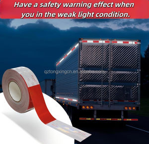 5cm * 45.7cm o su misura larghezza di qualità dell'anca auto adesivo riflettente DOT-C2 Retro nastro riflettente Cinta riflessiva per camion - Product Image 2