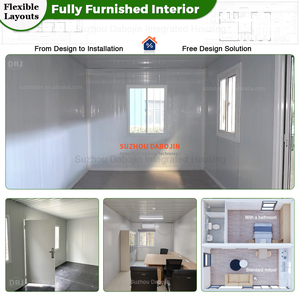 Maisons préfabriquées abordables de 20 pieds en forme de A, <span class=keywords><strong>maison</strong></span>-conteneur avec chambre pour usage extérieur ou bureau - Product Image 4