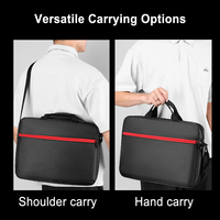 Personnalisable 14 15 16 pouces mallette pour ordinateur portable unisexe étanche mallette d'affaires sac à main pour hommes et femmes pratique pour le voyage